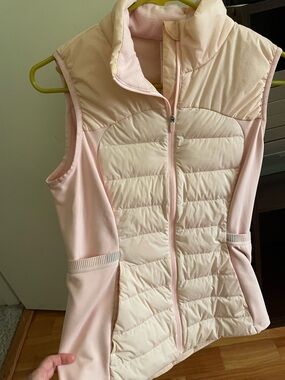 Lululemon Light Pink Quilted Puffer Vest